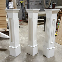 PVC Newel Post & Column Wraps - Home Fencing And Gates