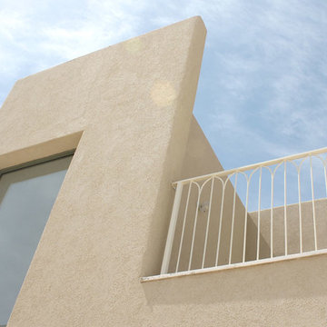 White railing