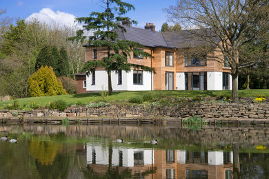 Inspiration for a contemporary home design in Cheshire.