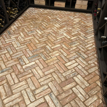Pete's Double Herringbone Wine Cellar