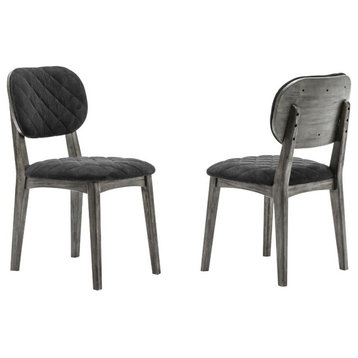 Katelyn Midnight Open Back Dining Chair - Set of 2