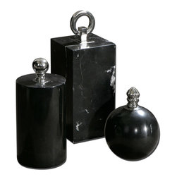 Sable Finials - Set of Three - Fireplace Accessories