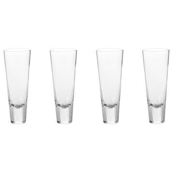 "Anatole" 7.25" Tall Tapered Drinking Glass (Set of 4)