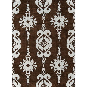 Lil Mo Classic Hand-Hooked Rug, Baby Blue, 5'x7'