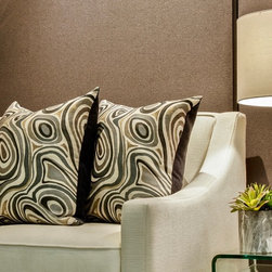 2018 Custom Pillow Line: L100 LH Indigo - Decorative Pillows