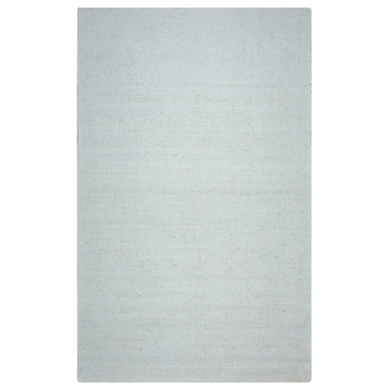 Rizzy Twist TW-3065 Solid Color Rug, White, 2'6"x8'0" Runner