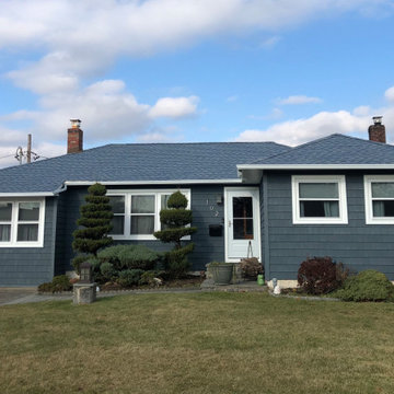 Massapequa Siding - Midnight Blue & Windows | Alpha Windows & Siding