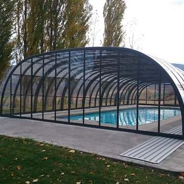 Tonasket, WA - Retractable Pool Enclosure - Laguna Design