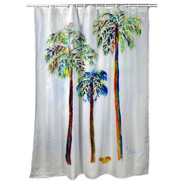 Betsy Drake Three Palms Shower Curtain