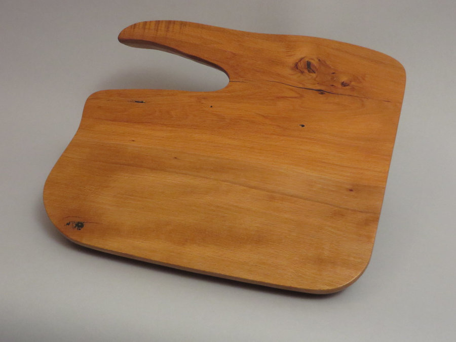 #1404 Reclaimed Beech Cutting & Serving Board 12" x 11"