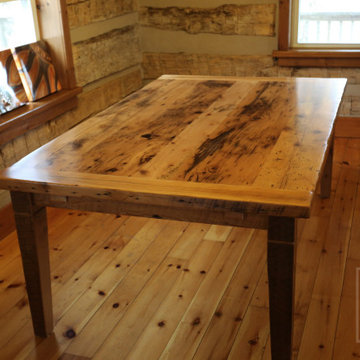 Reclaimed Wood Harvest Tables
