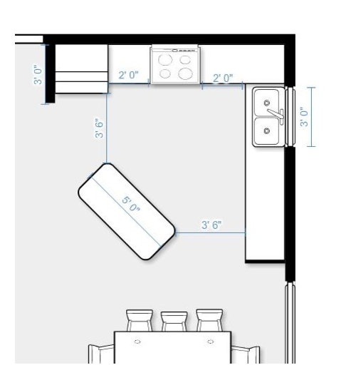 Kitchen Island at an Angle?