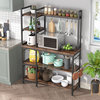 Tribesigns Bakers Rack With Storage Hutch for Kitchen, Microwave Oven Stand