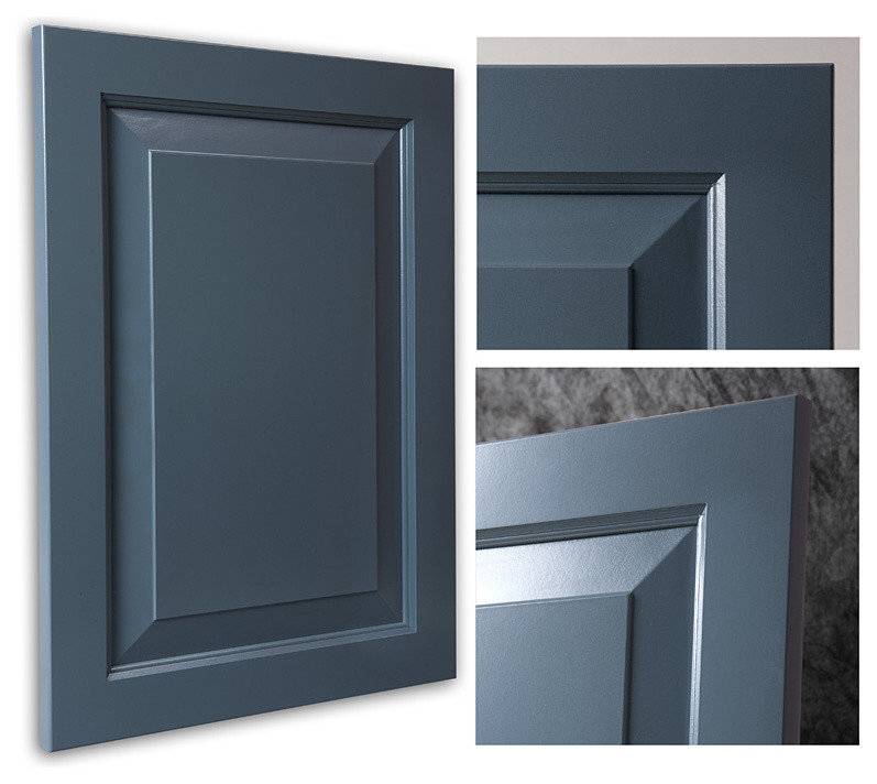 Chesapeake Smokey Blue Showplace Cabinets
