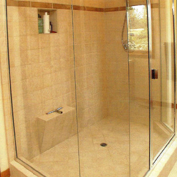 Glass Enclosed Shower