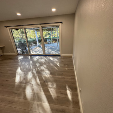 Home Remodel/ One Bath/paint/popcorn removal/LED Can lights/baseboards/Flooring