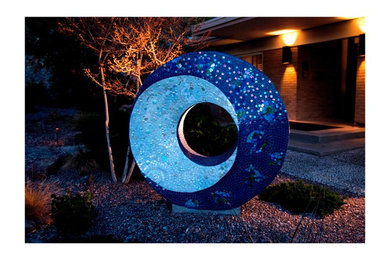 Inspiration for a southwestern exterior home remodel in Austin
