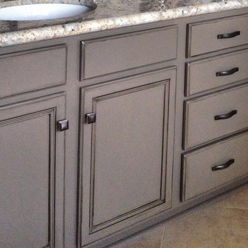 Painted and Glazed cabinetry