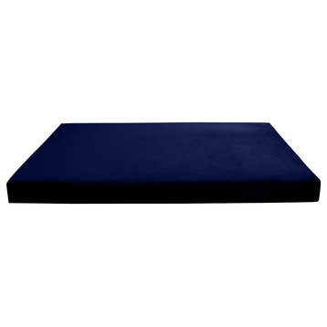 Knife Edge 6" FULL 75x54x6 Velvet Indoor Daybed Mattress |COVER ONLY|-AD373