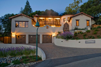 Inspiration for a mediterranean exterior home remodel in San Francisco
