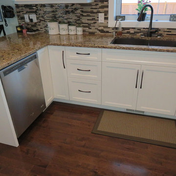 White and Espresso Kitchen