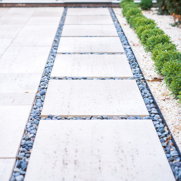 Mid-Century Modern Courtyard