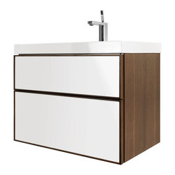 Frame Metro Vanity (FRM24WMB-WE16NU98) - Bathroom Sinks