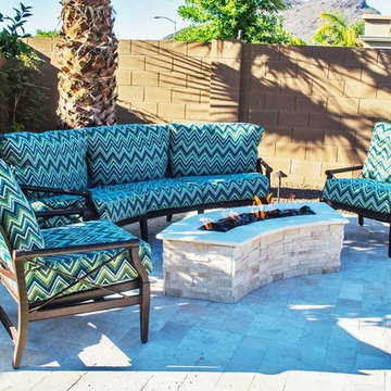 2016 Summer Backyard Hot Tub and Furnishings