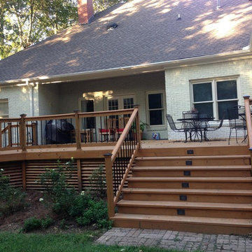 Cedar Gazebo Deck