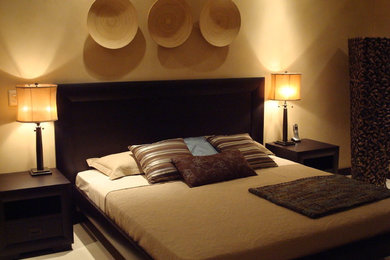 Zen bedroom photo in Other