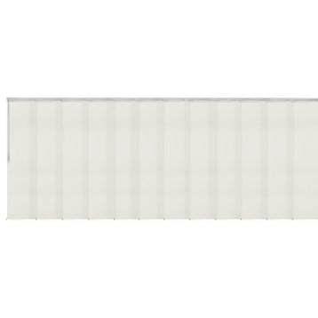 Fidel 12-Panel Track Extendable Vertical Blinds 140-260"W