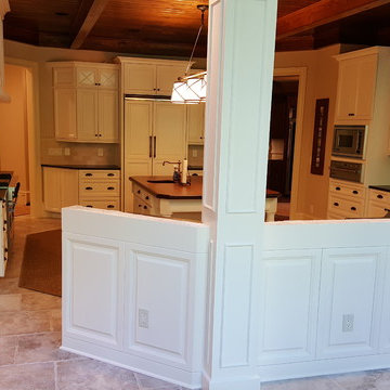Large Kitchen Cabinet Refinishing