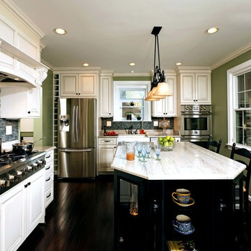 Classic French Kitchen in Annandale Has a Touch of Zen