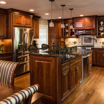 Stunning cherry kitchen