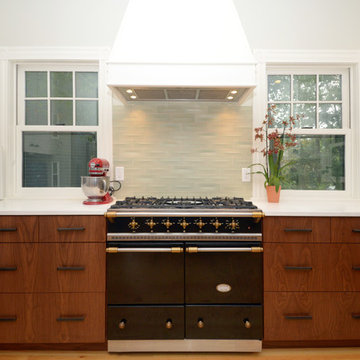 Walnut and White
