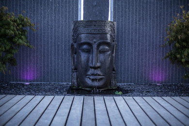 Idée de décoration pour un jardin asiatique.