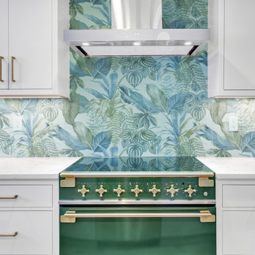 Colorful Transitional Kitchen