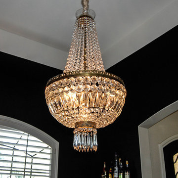 Black and White Dining Room