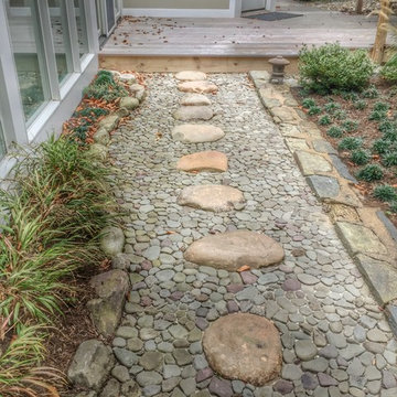 Stepping Stone pathway through a stream