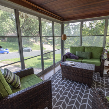 Project 3314-1 Mid-Century Modern Rambler Kitchen from Previous Porch Space