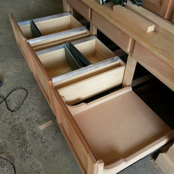 Bibliotheque with study desk - Home Office Furniture