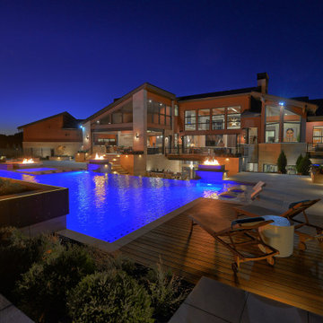 Rear Elevation - Night