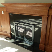 Study Wainscoting and Fireplace