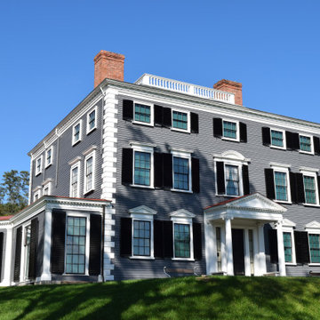Exterior Painting of Historical Estate in Lincoln, MA