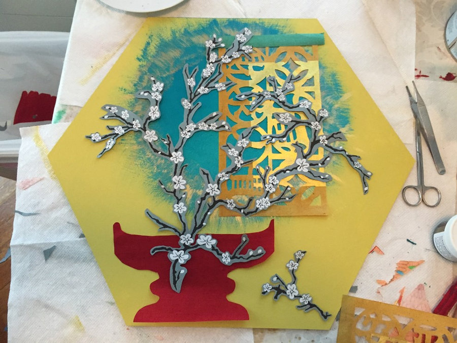 Bespoke Wall "Tiles"- Bonsai inthe Window
