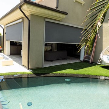California Room Motorized Power Screens in Westlake Village, California