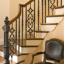 rod iron staircase