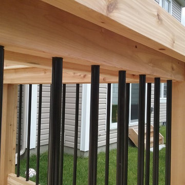 Spring 2017 - Two Level Deck with Simple Bar Top