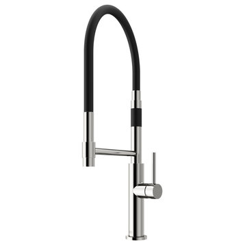 VIGO Norwood Magnetic Spray Kitchen Faucet, Chrome, Stainless Steel, Without Extras