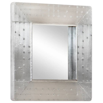 vidaXL Wall Mirror Decorative Mirror with Aviator Style Hall Mirror Metal Frame